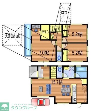 花小金井3丁目戸建の物件間取画像